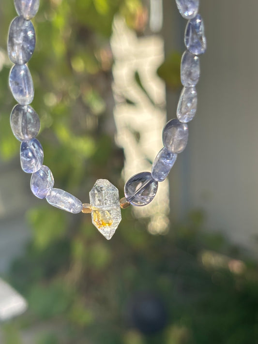 The Visionary | Herkimer Diamond • Iolite