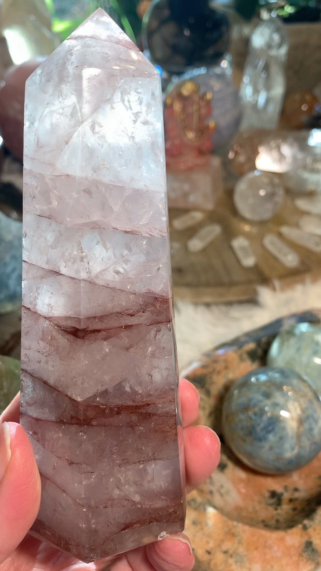 Hematoid Quartz Generator - Madagascar