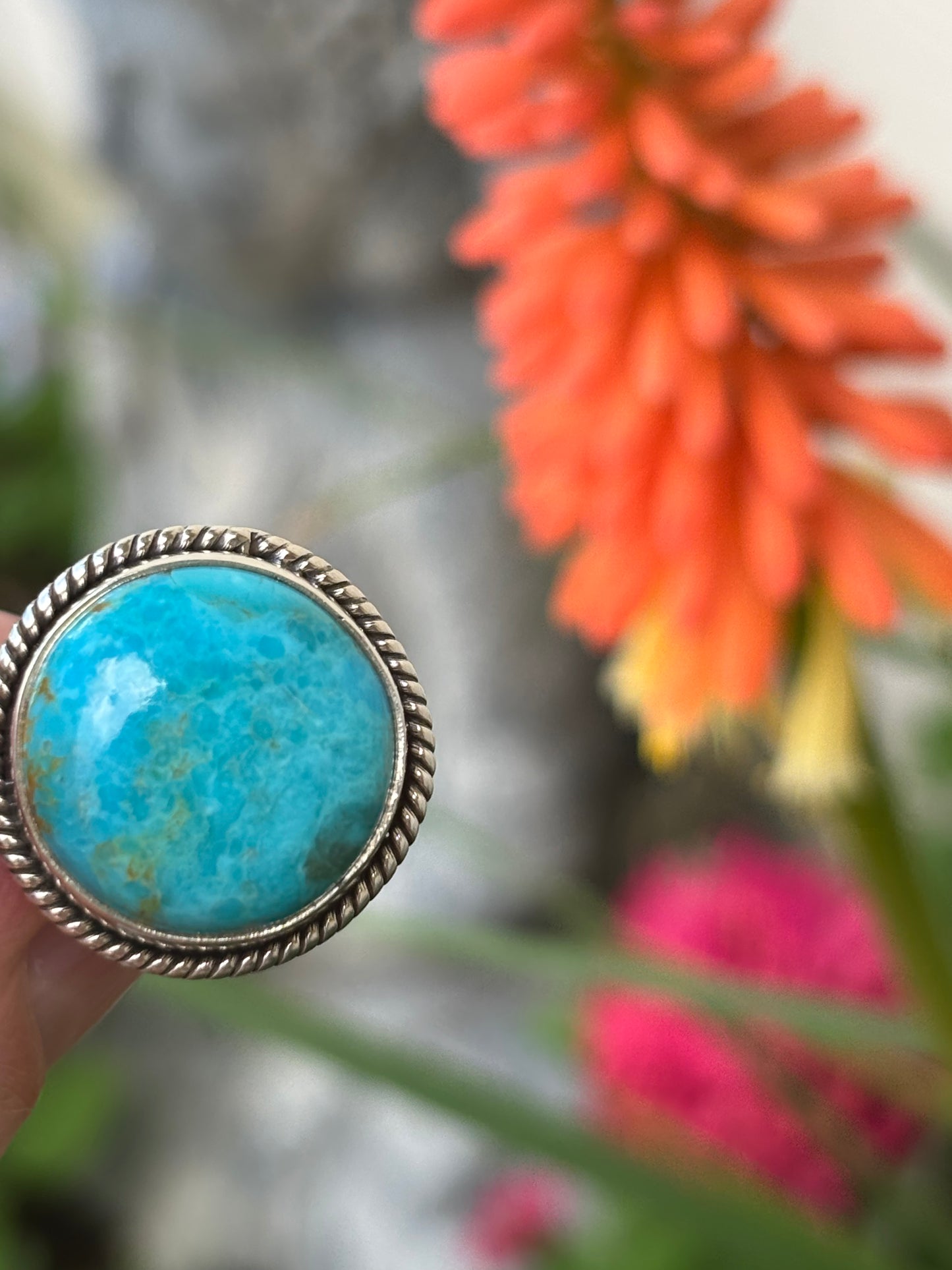 Turquoise Ring size 8