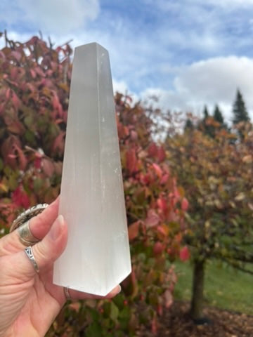 Selenite Obelisk