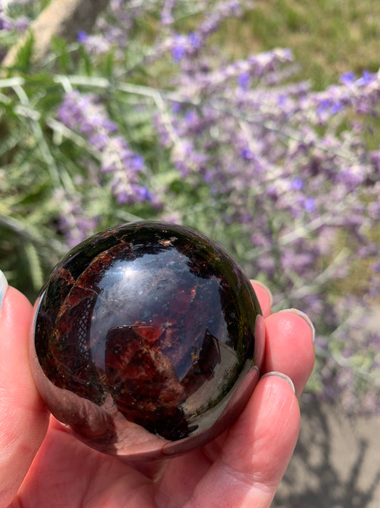 Star Garnet Sphere - INDIA