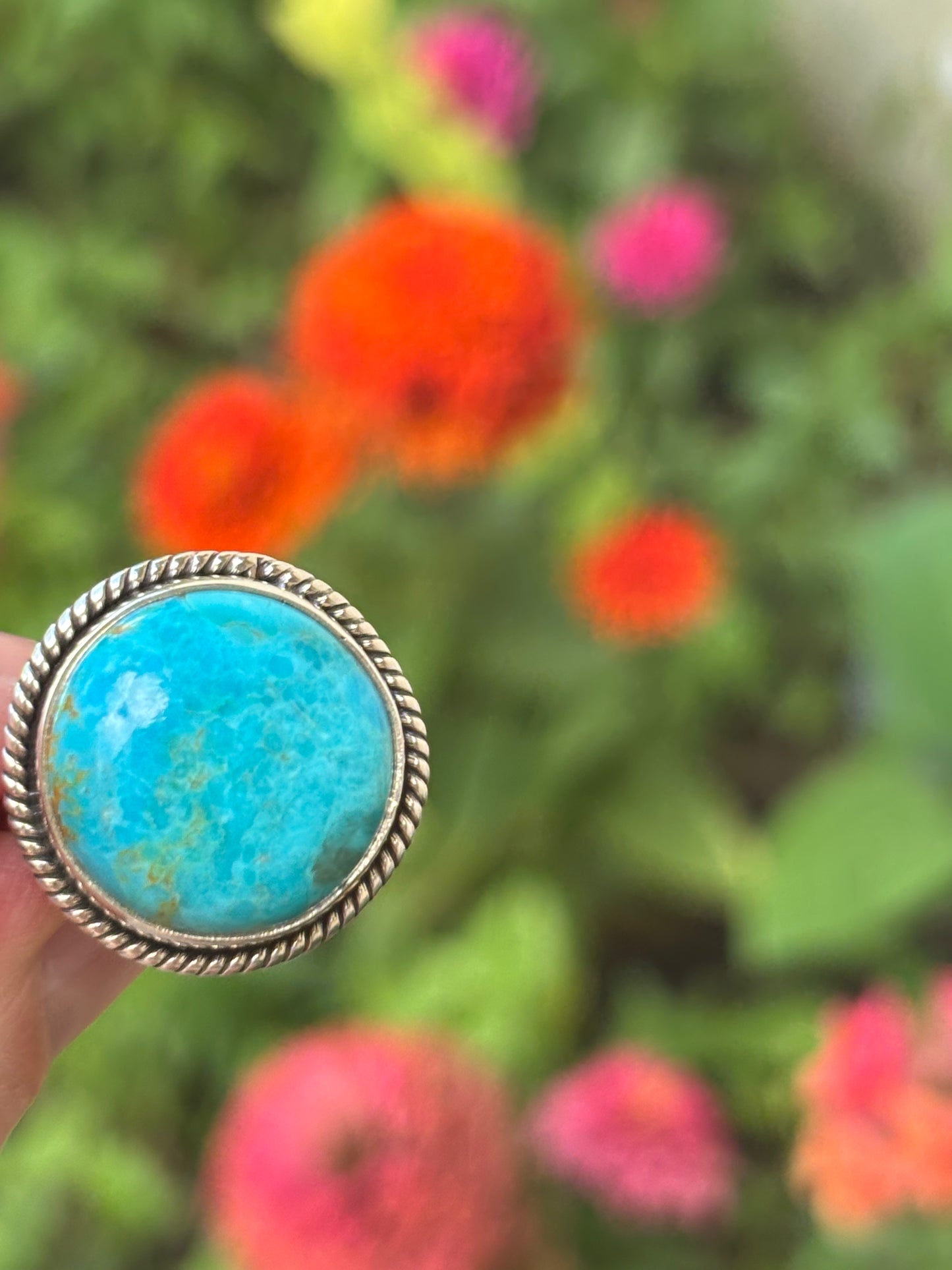 Turquoise Ring size 8