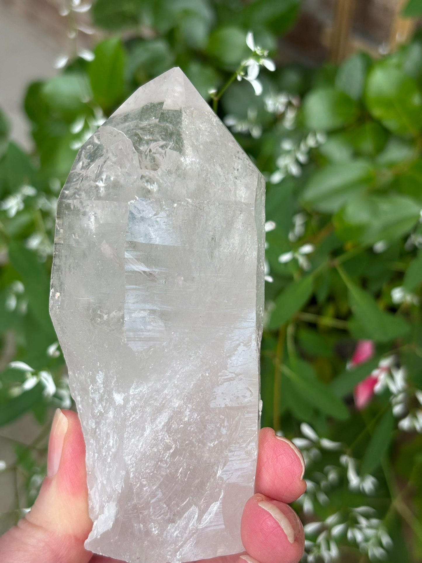 Lemurian Quartz Point - Rainbow - Key