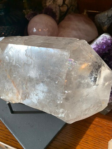 Smokey Lemurian Quartz Point