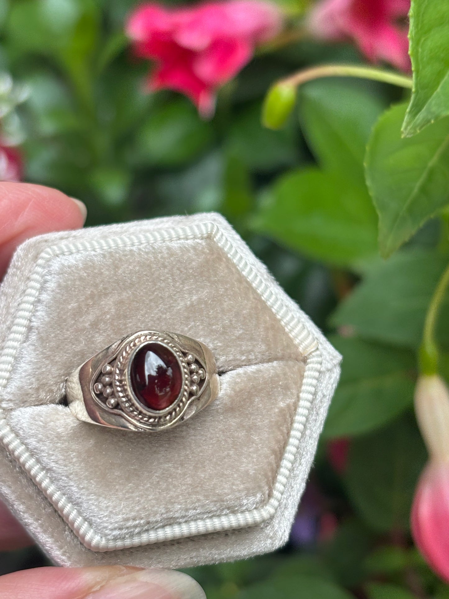 Garnet Ring size 6.5
