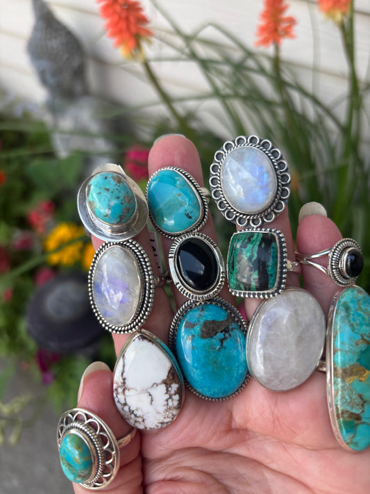 Turquoise Ring size 10