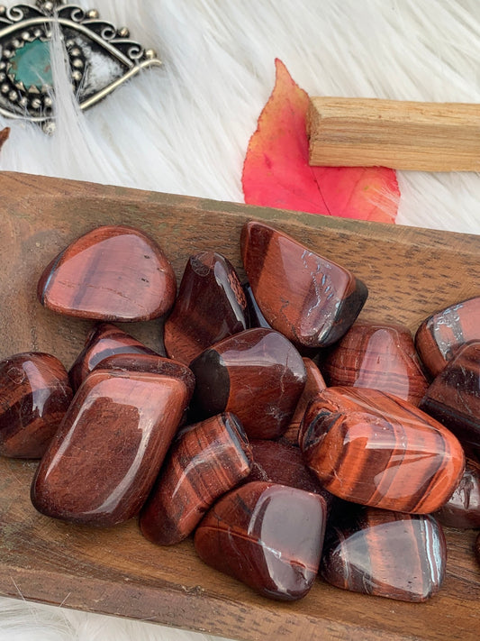 Red Tiger's Eye - Tumble