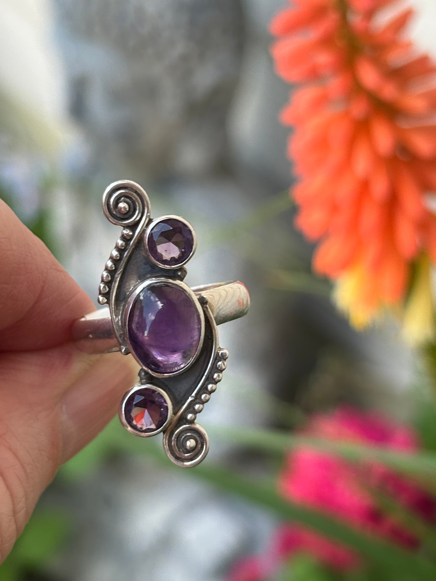 Amethyst Ring size 8