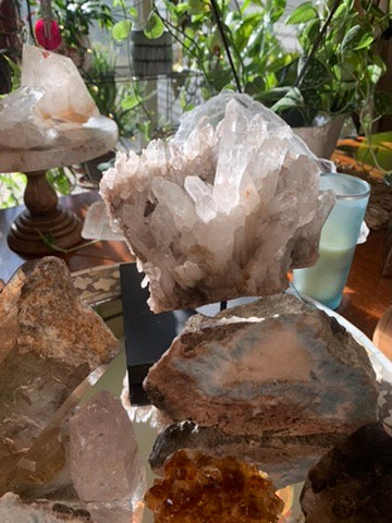 Lemurian Quartz Cluster
