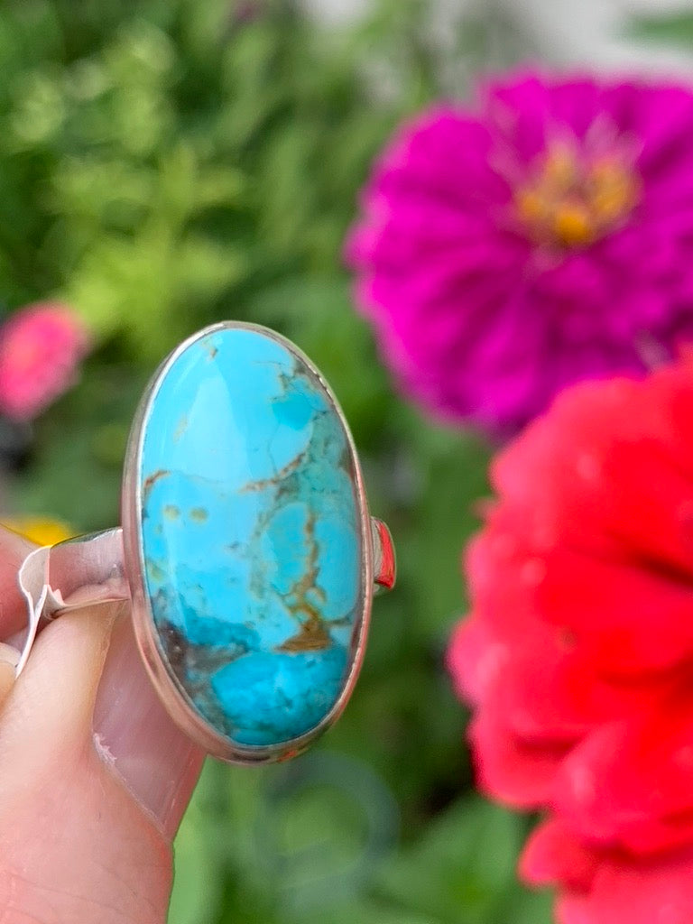 Turquoise Ring size 8