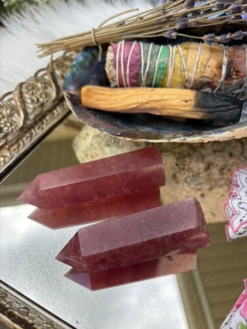 Strawberry Quartz tower
