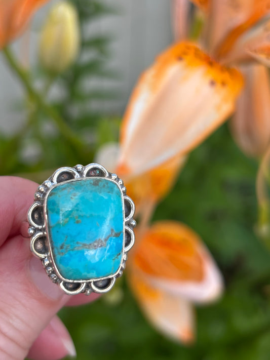 Turquoise Ring size 9.5