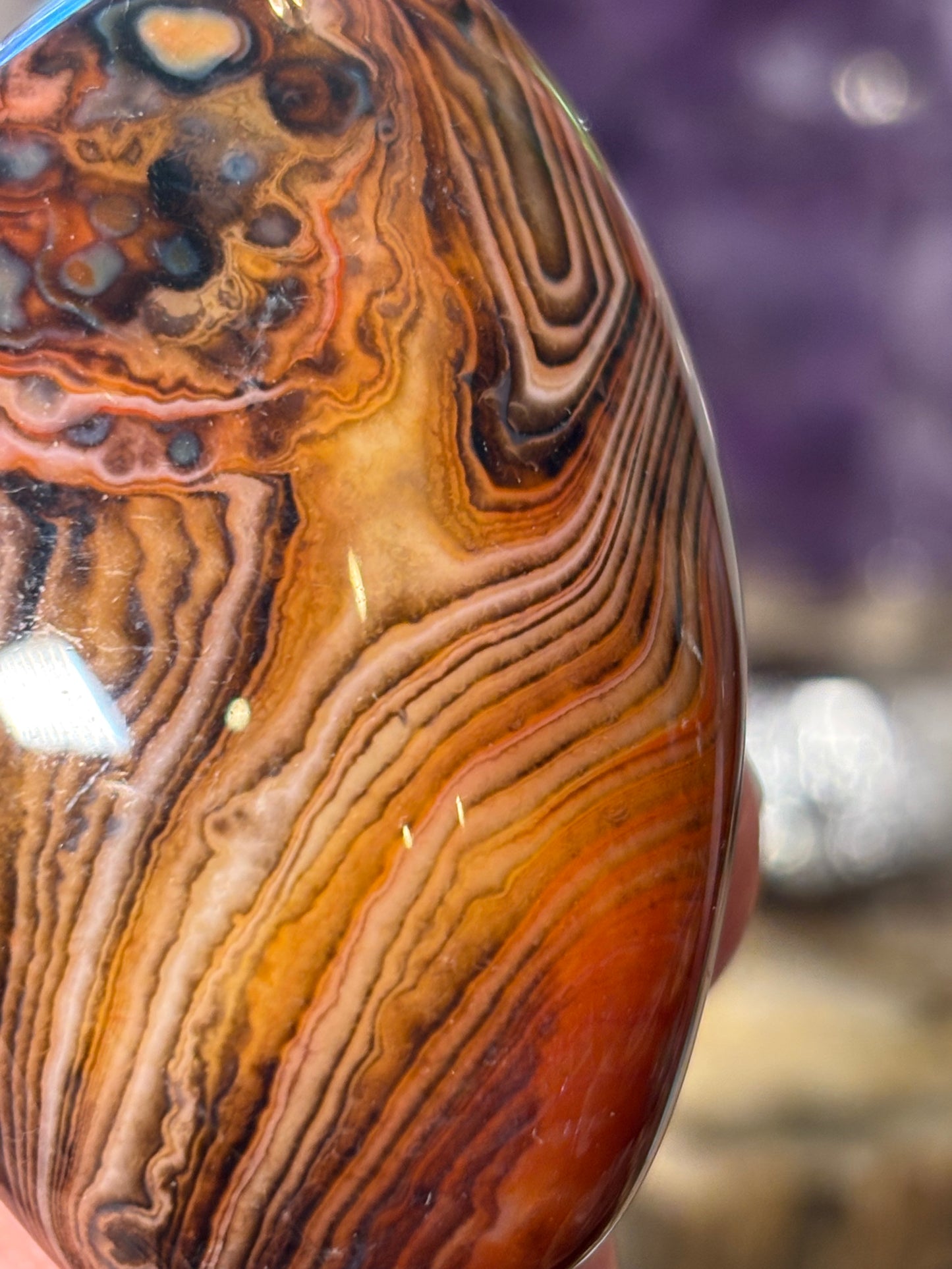 Sardonyx Palm Stone