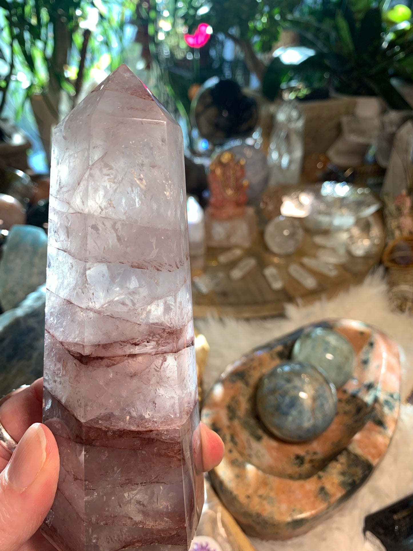 Hematoid Quartz Generator - Madagascar
