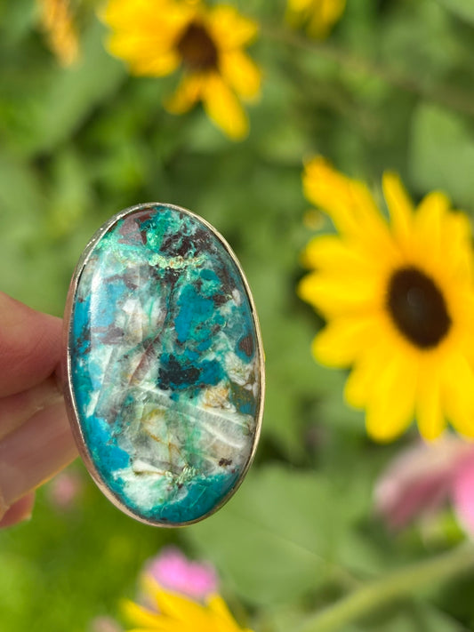 Chrysocolla Ring size 9.5