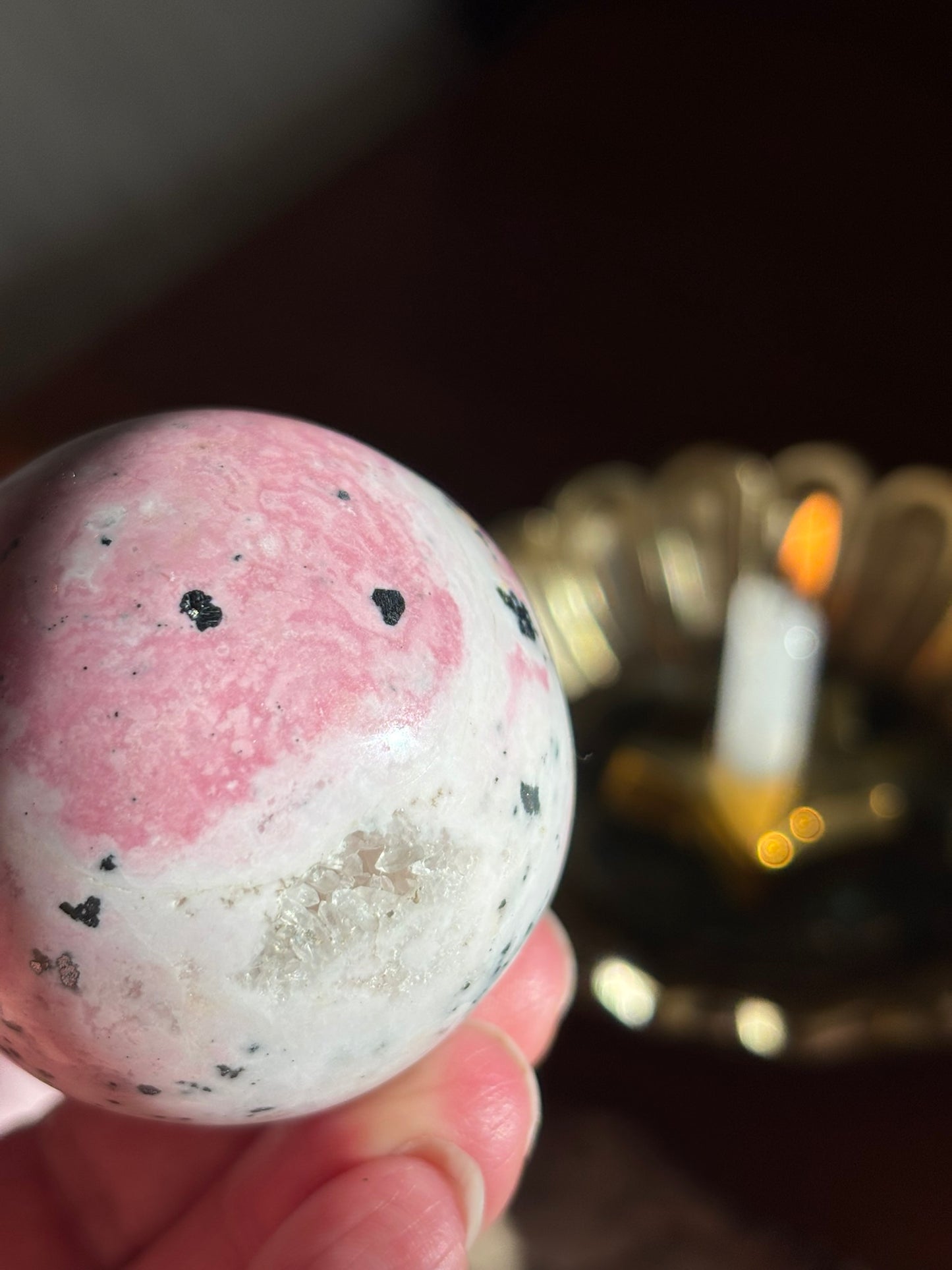 Rhodonite Sphere - Peru