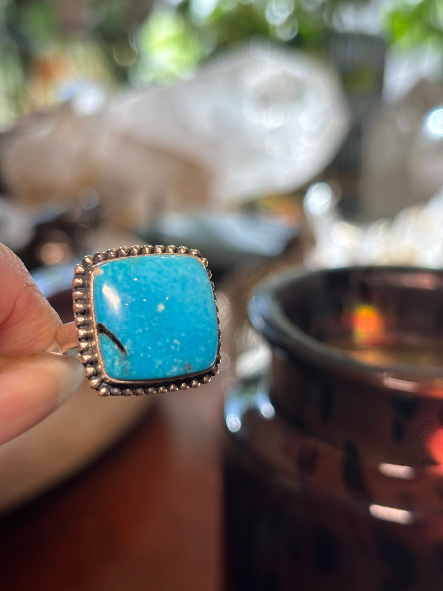 Turquoise Ring size 8