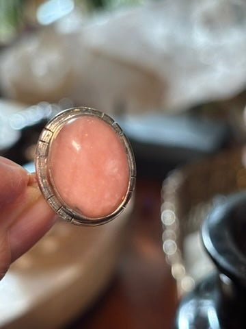 Pink Opal Ring Size 7.5