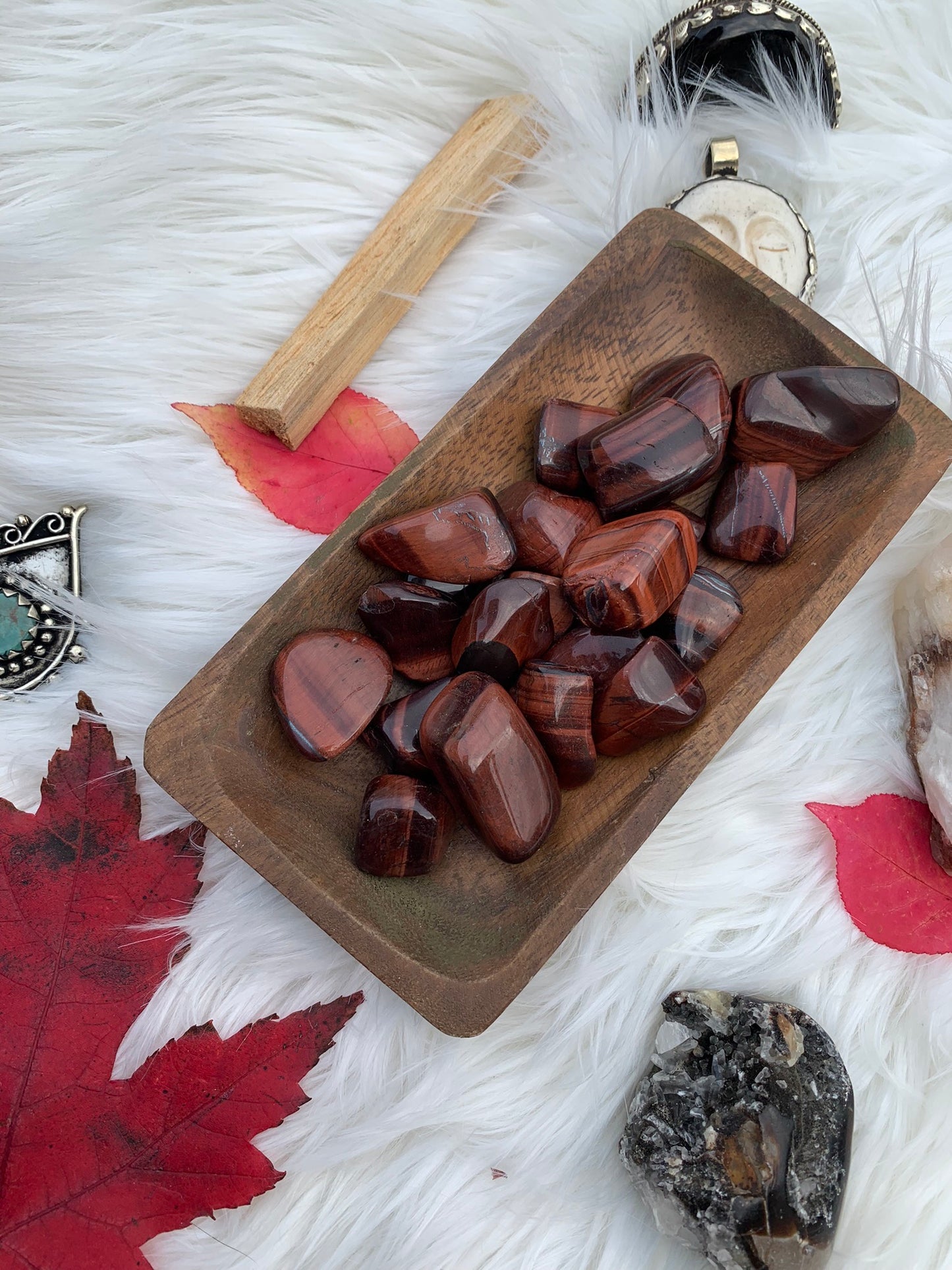 Red Tiger's Eye - Tumble