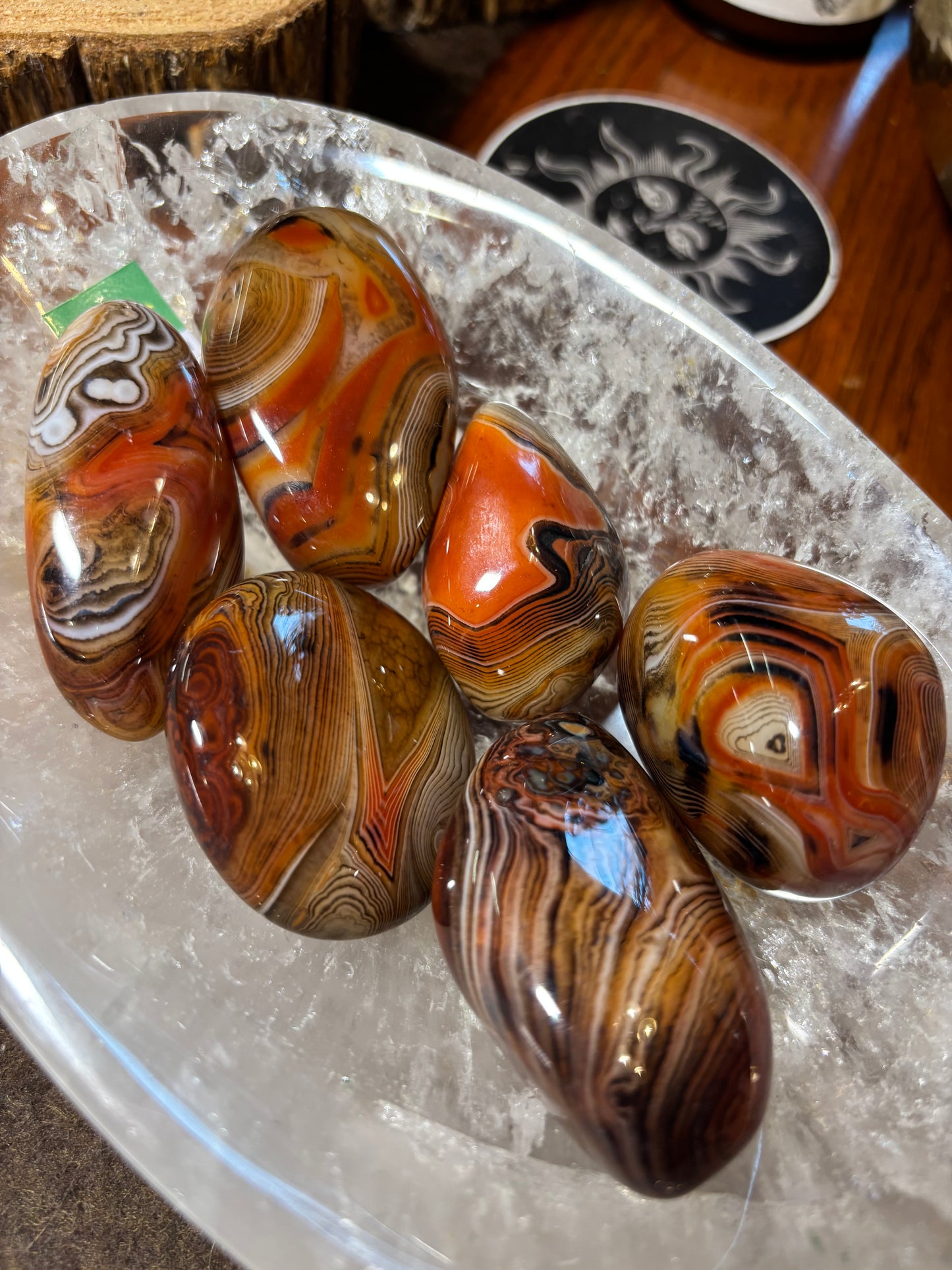 Sardonyx Palm Stone