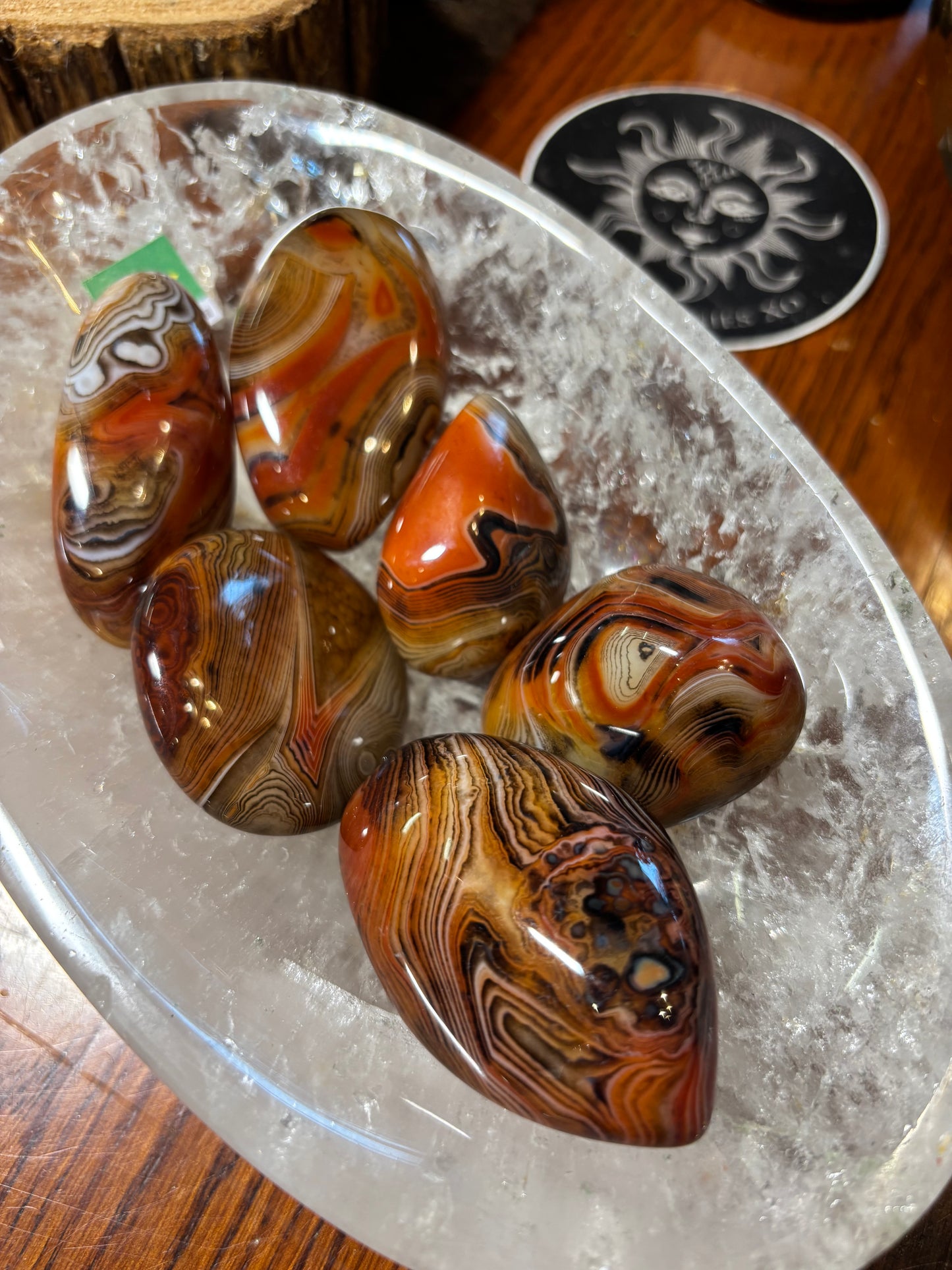 Sardonyx Palm Stone