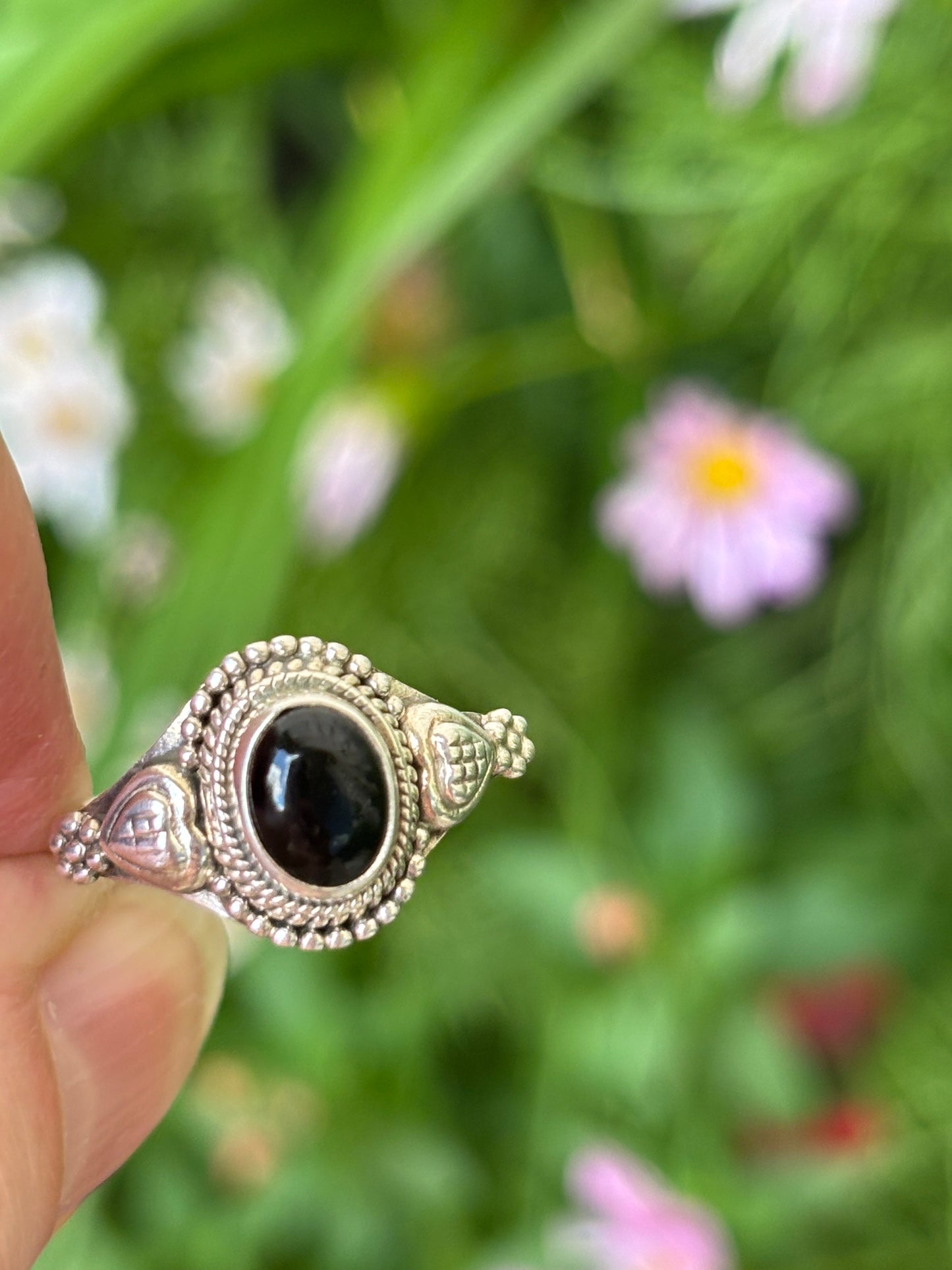 Black Onyx Ring size 8