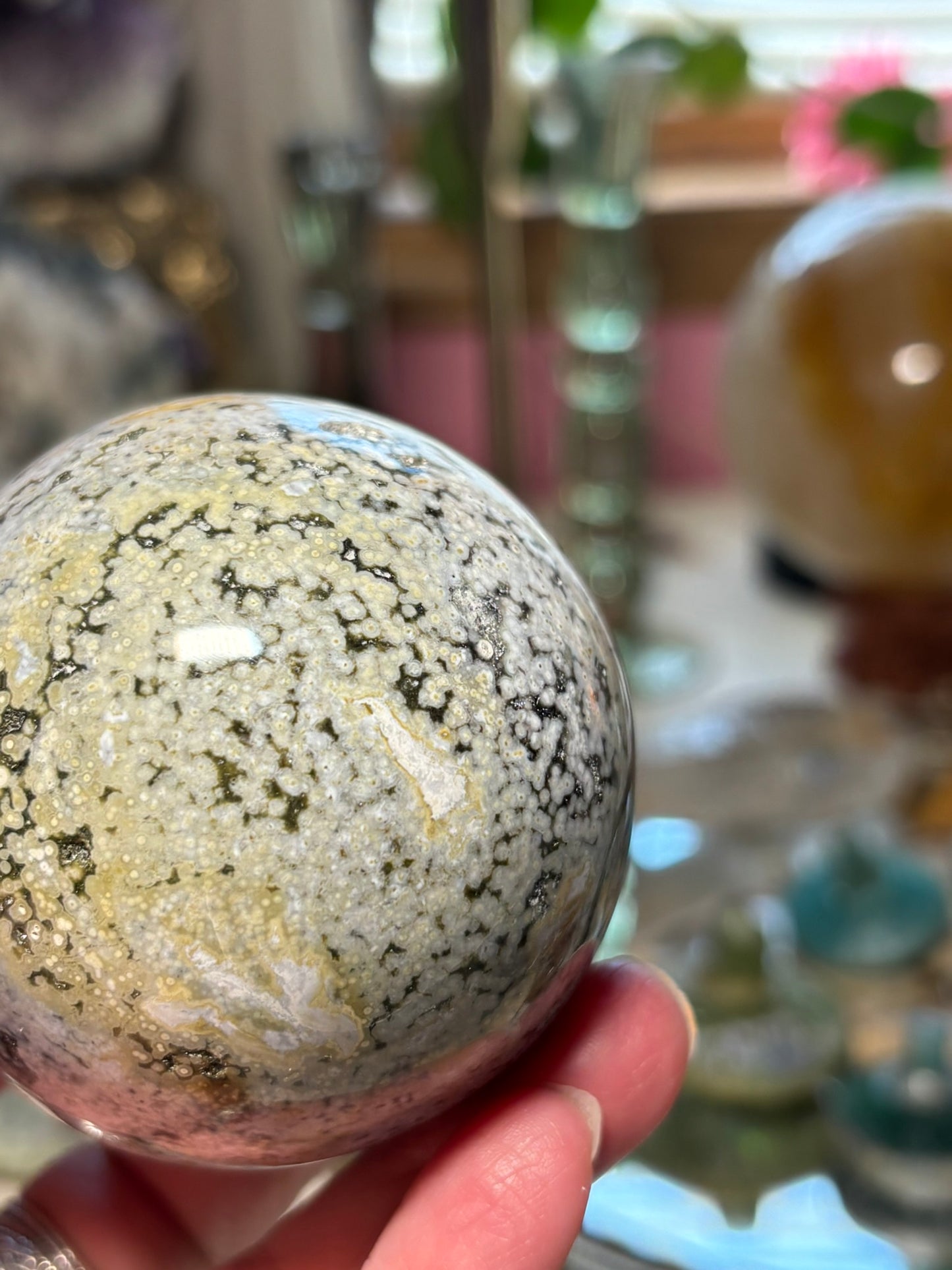 Sea Jasper Sphere - Madagascar