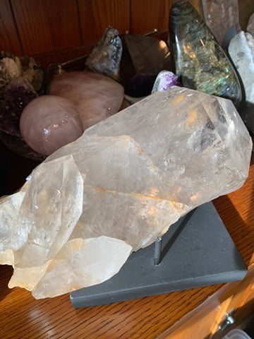 Smokey Lemurian Quartz Point