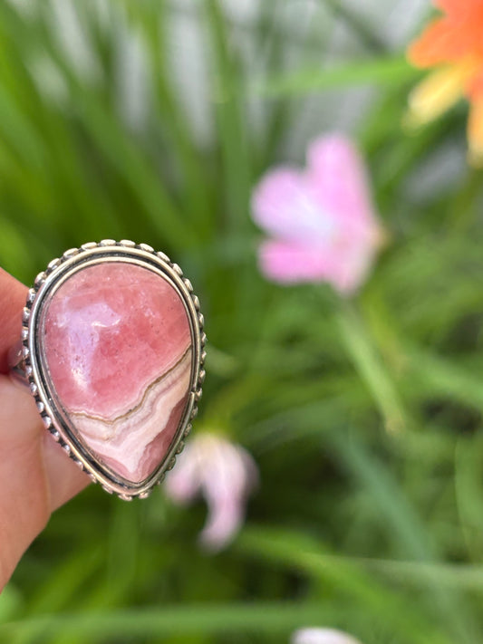 Rhodocrosite Ring size 5