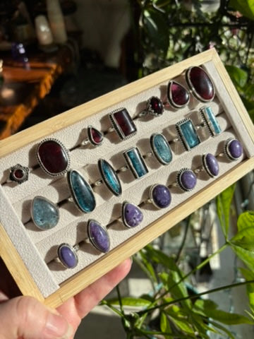 Rhodolite Garnet Ring size 8.5