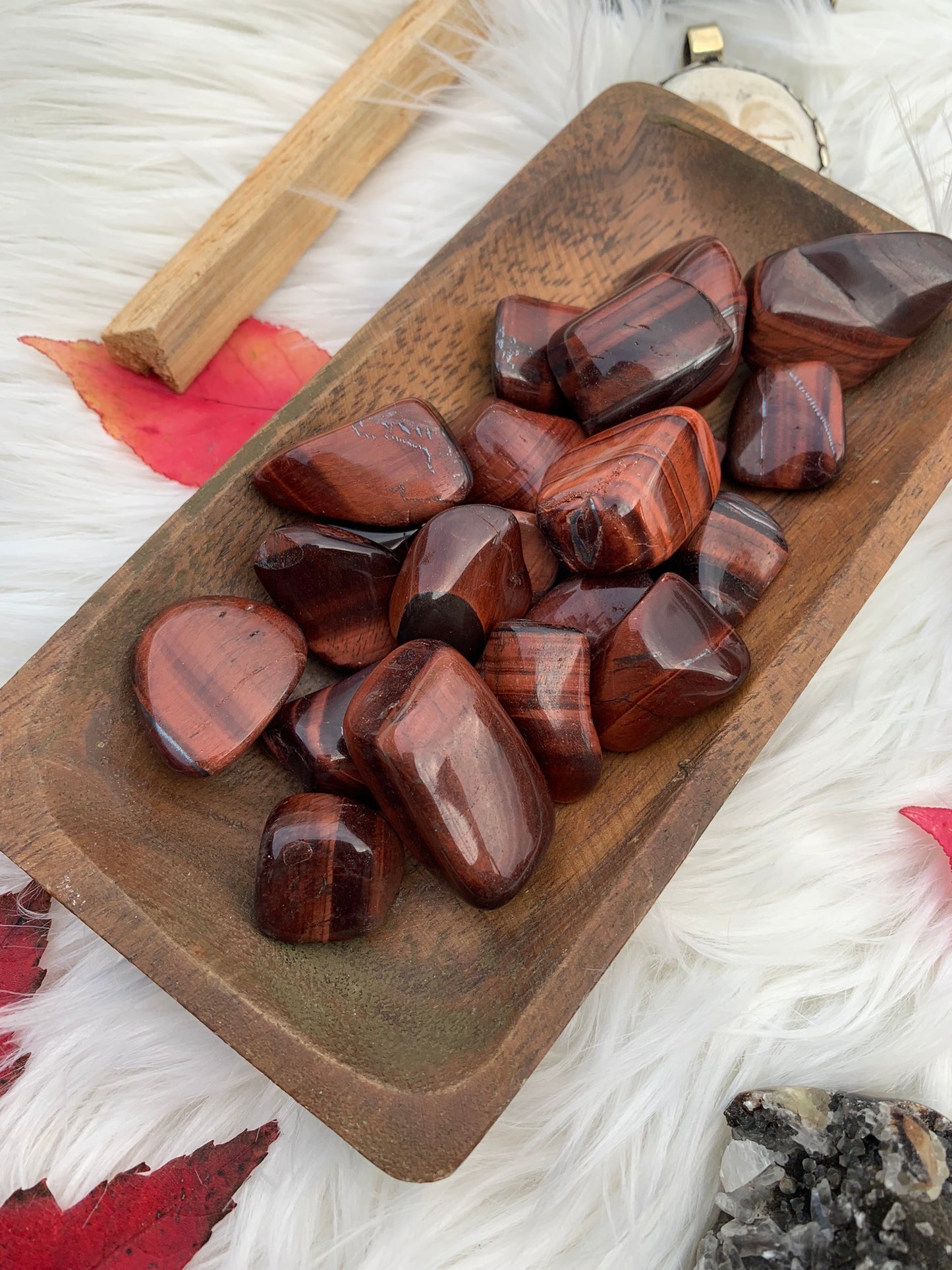Red Tiger's Eye - Tumble