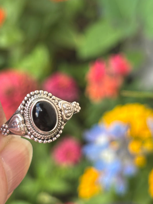 Black Onyx Ring size 8