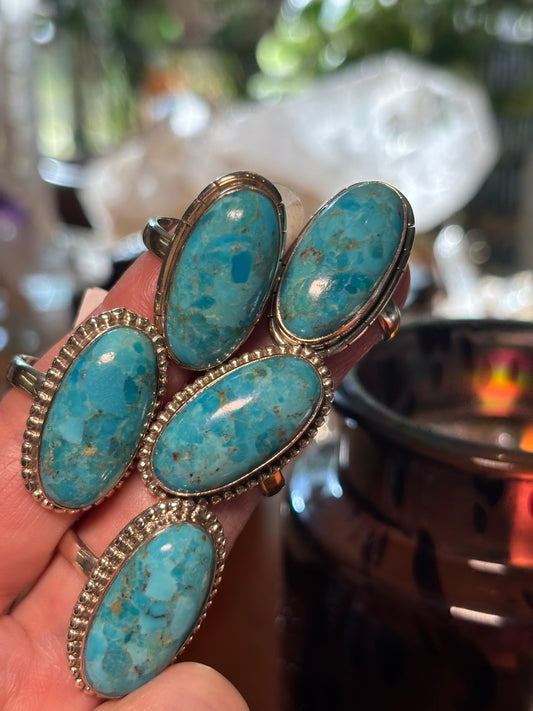 Lila Turquoise Rings