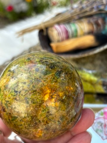 Green Opal sphere