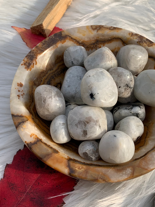 Rainbow Moonstone - Tumble - India