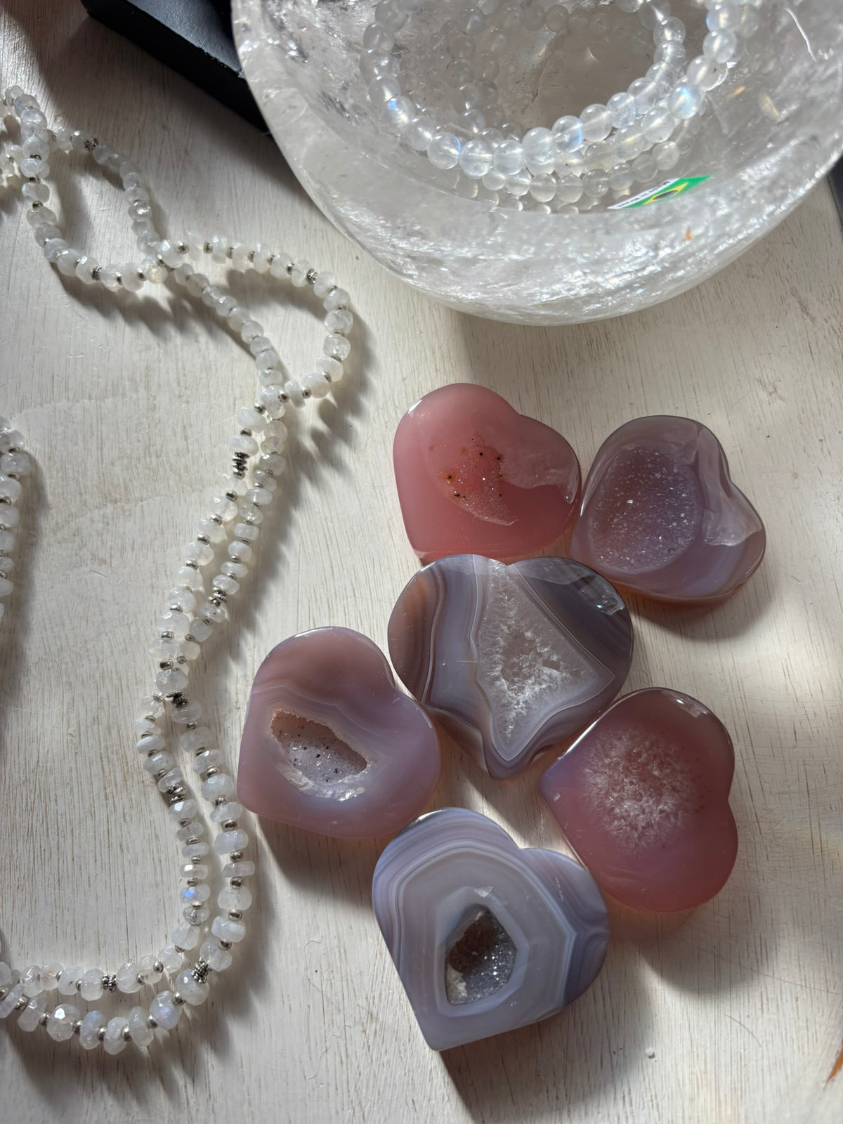 Druzy Agate - Heart