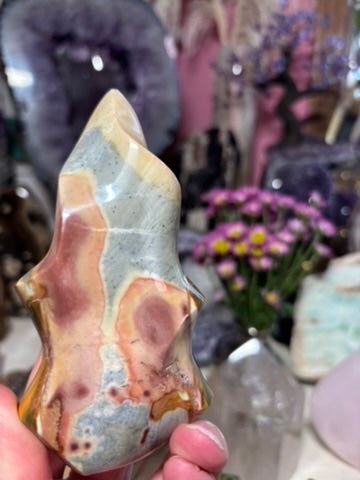 Polychrome Jasper Flame | Madagascar
