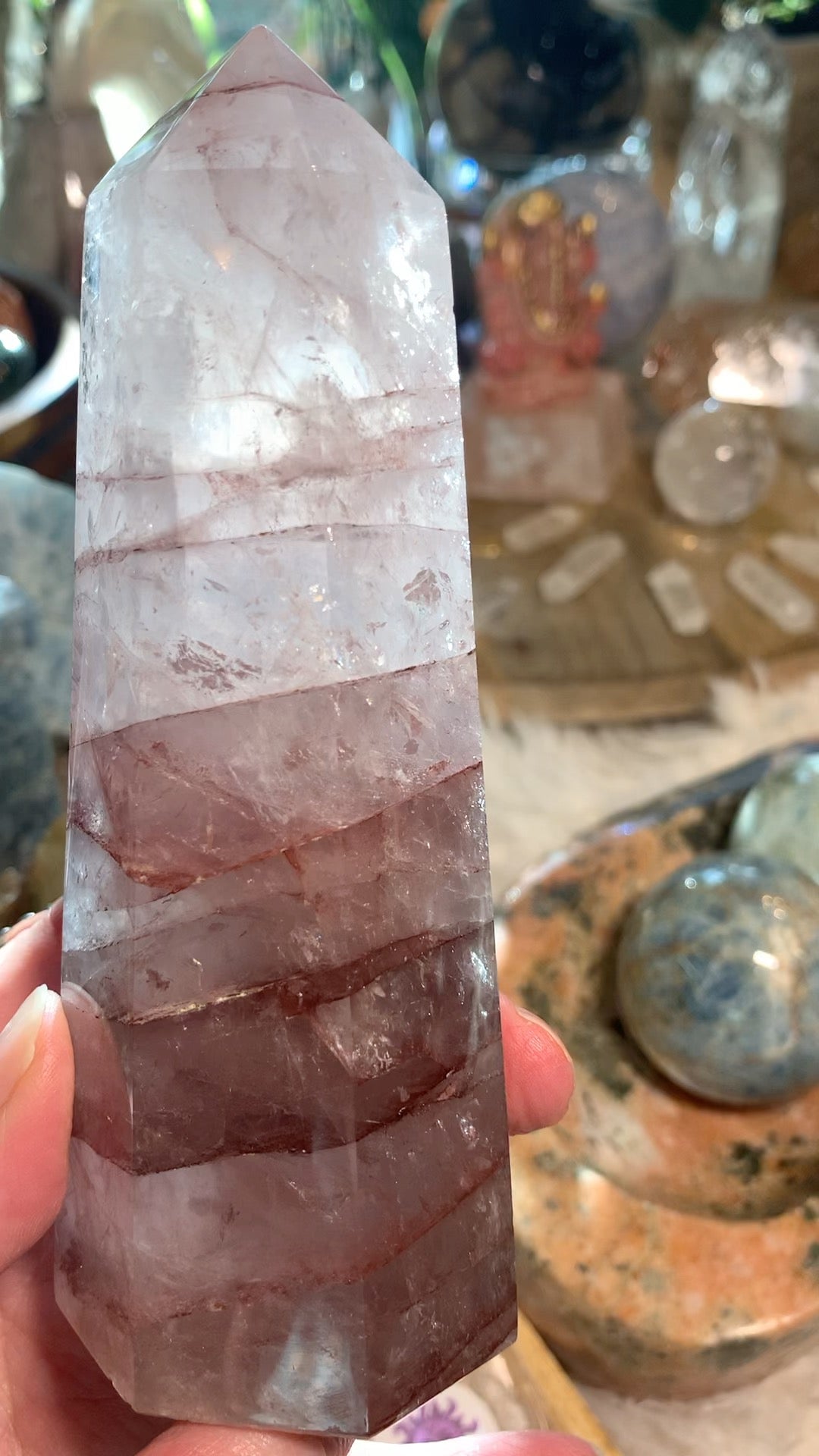 Hematoid Quartz Generator - Madagascar