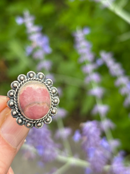 Rhodocrosite Ring size 7