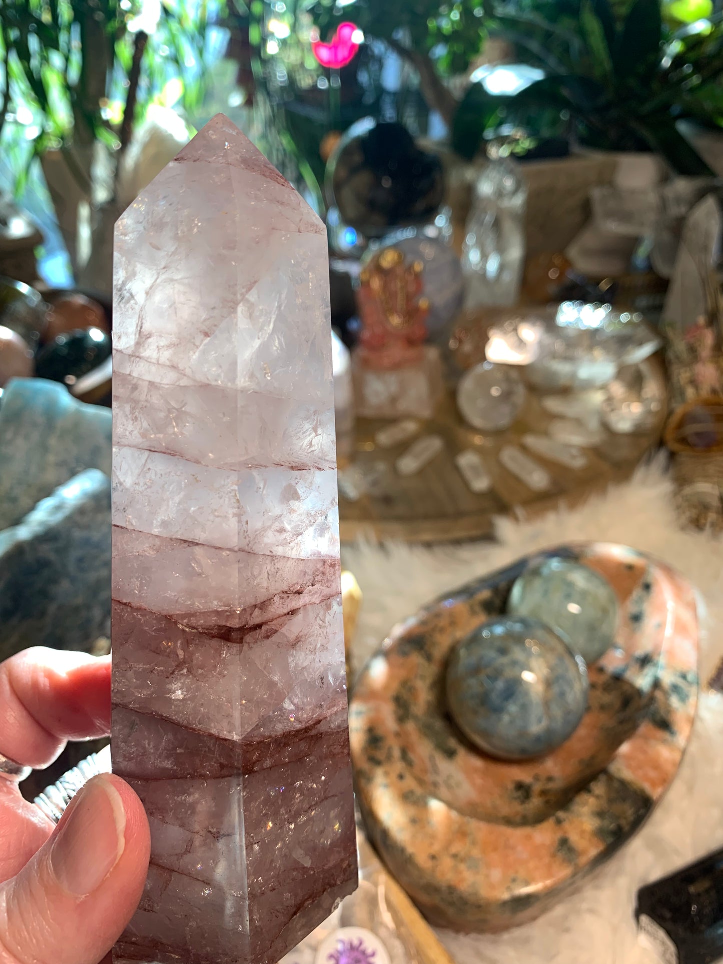 Hematoid Quartz Generator - Madagascar