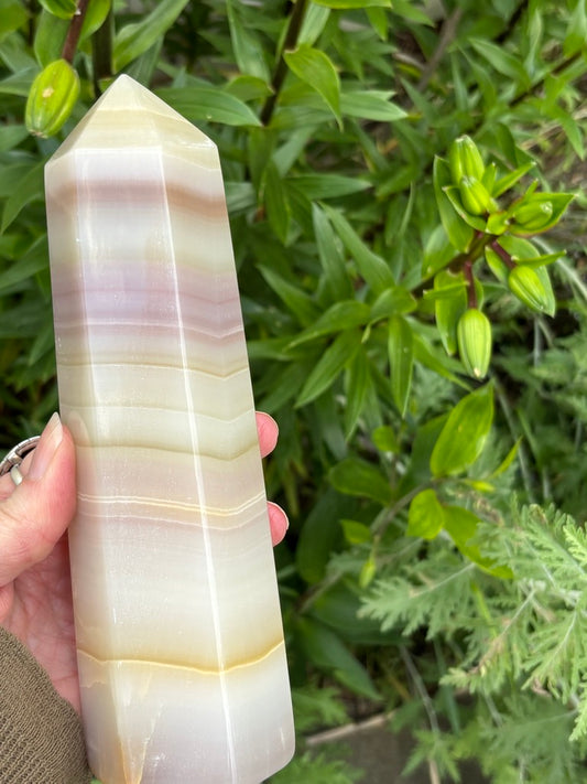 Watermelon Calcite - Tower - Pakistan