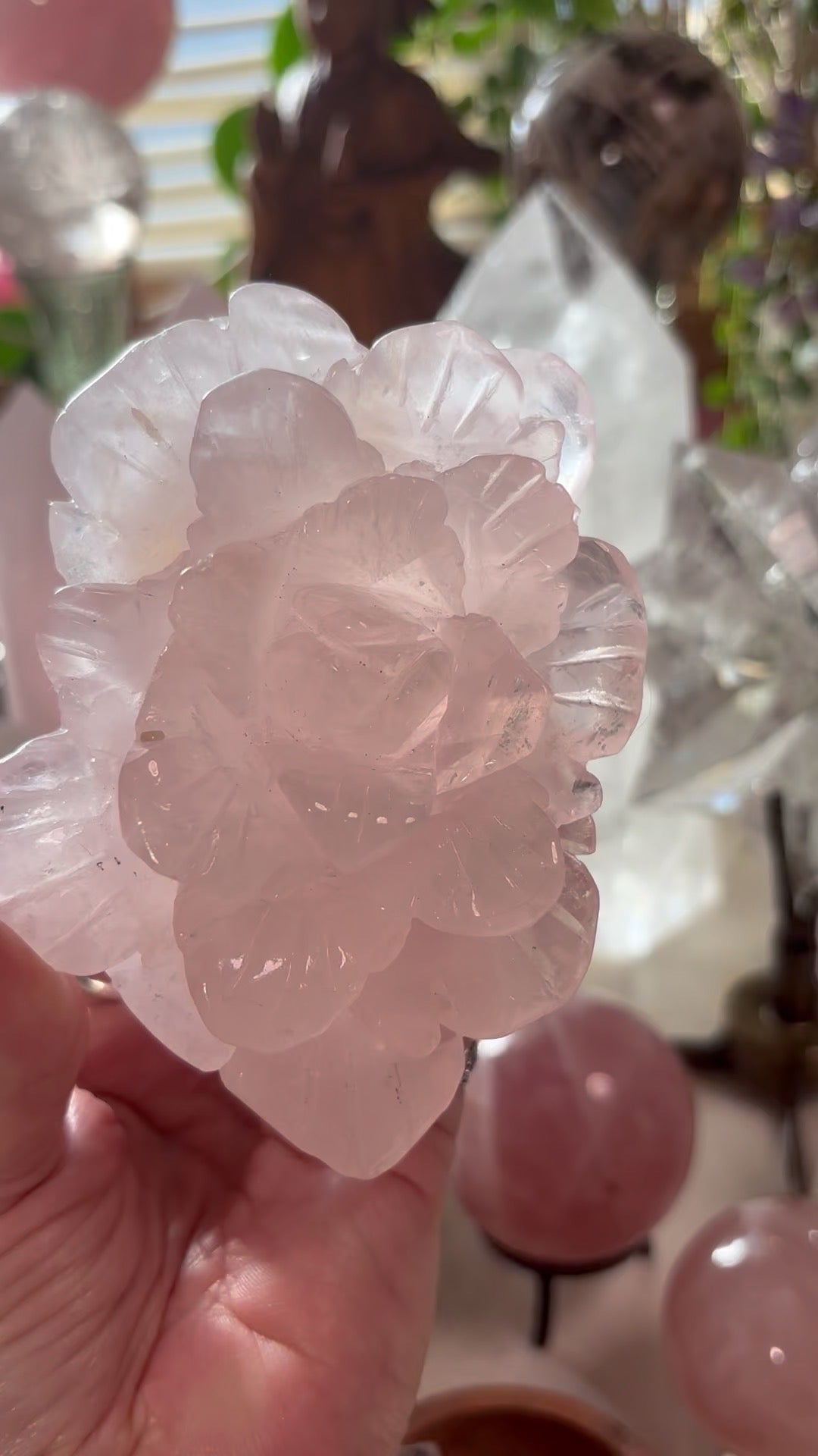 Rose Quartz - Flower