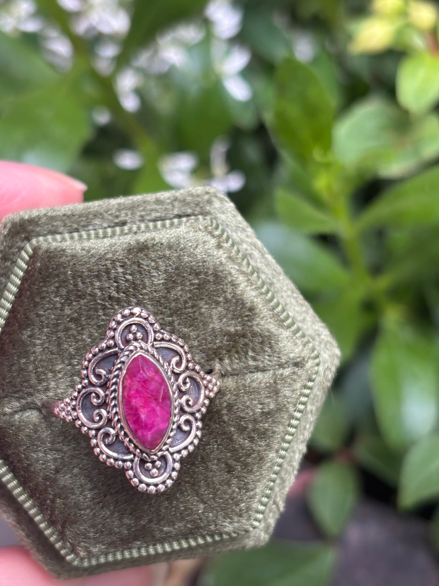 Ruby Ring size 9 - Nepal