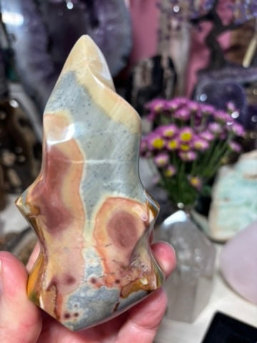 Polychrome Jasper Flame | Madagascar
