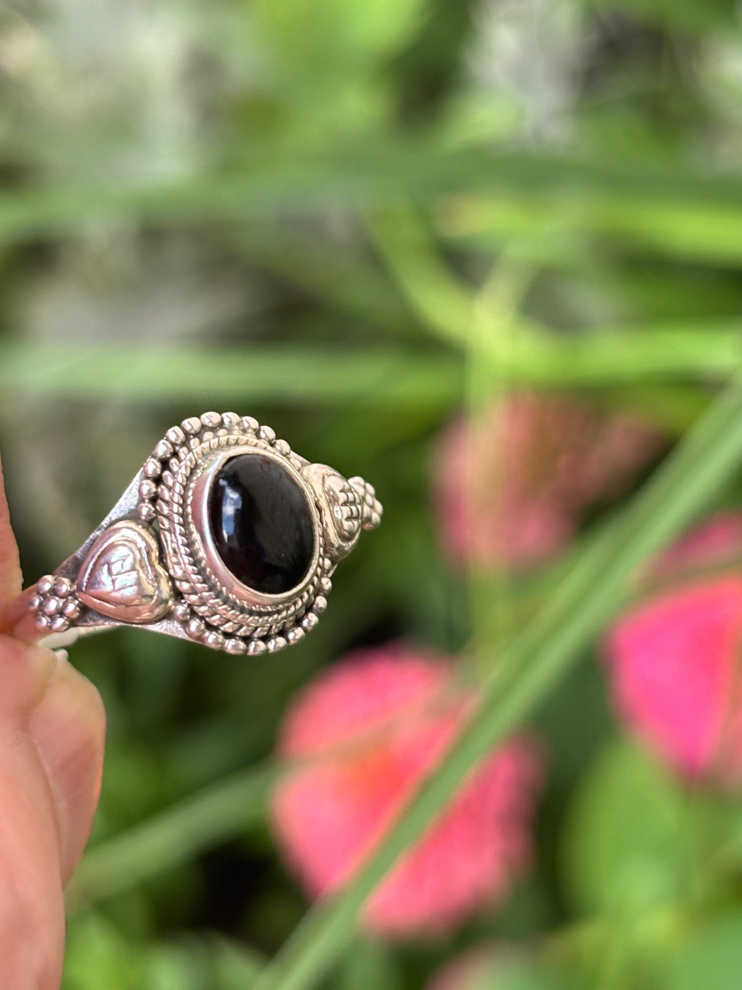 Black Onyx Ring size 8
