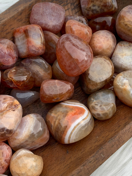 Fire Agate- Tumble