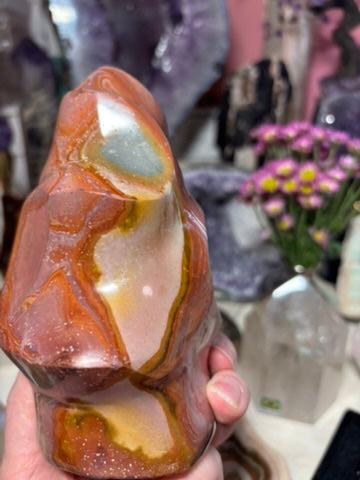 Polychrome Jasper Flame | Madagascar