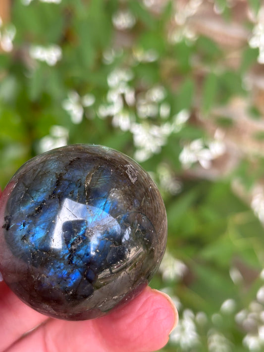 Labradorite sphere - Madagascar
