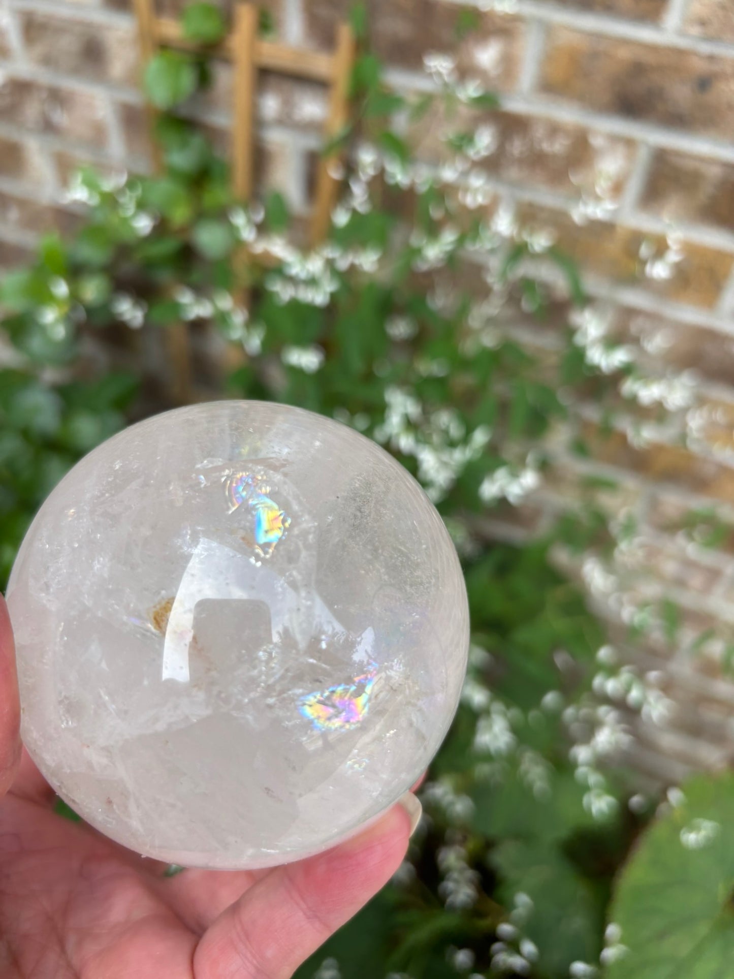 Lemurian Quartz Sphere - Brazil
