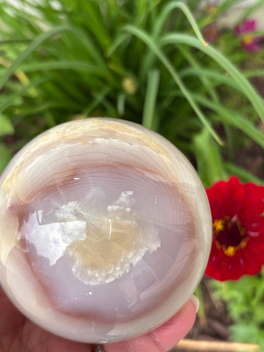 Watermelon Calcite - Sphere - Pakistan